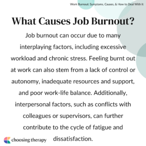 What Causes Job Burnout?