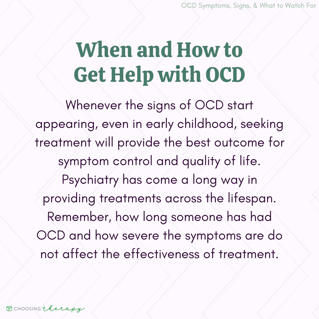When & How to Get Help With OCD