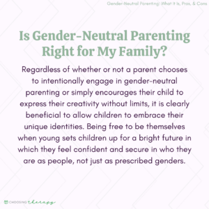 Is Gender-Neutral Parenting Right for My Family?