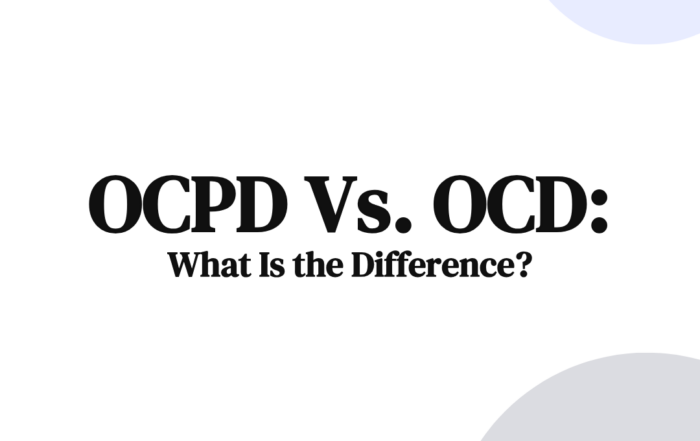 OCPD Vs. OCD