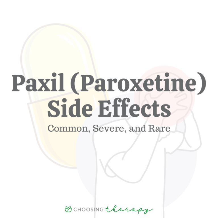 Paxil (Paroxetine) Side Effects_ Common_ Severe_ _ Rare