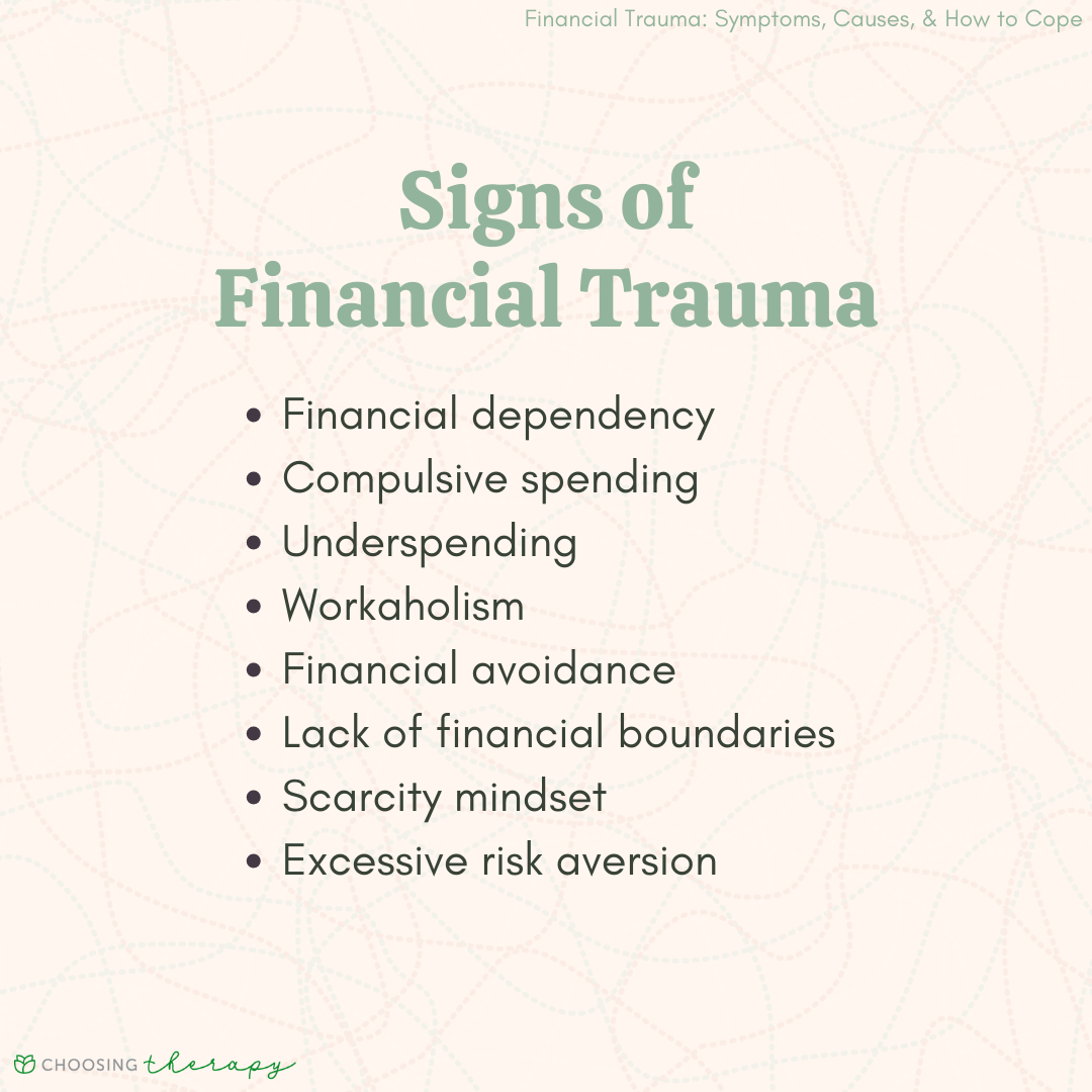Signs of Financial Trauma