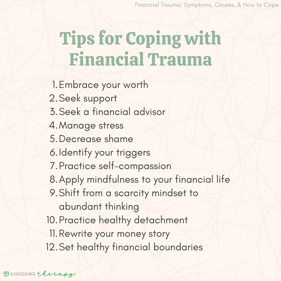 Tips for Coping with Financial Trauma