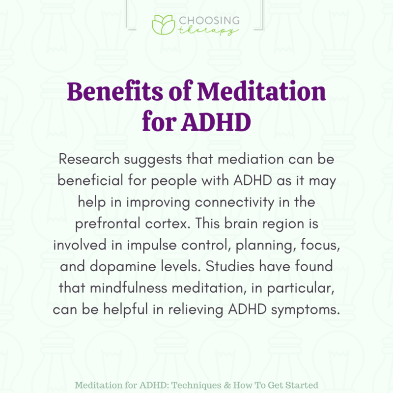 ADHD & Meditation Benefits & Tips for Getting Started