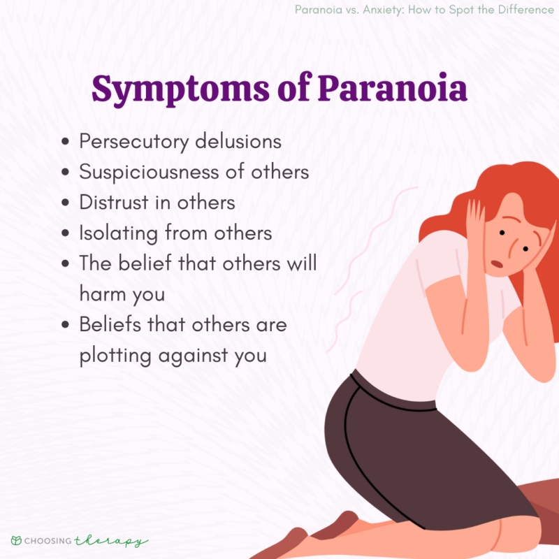 Differences Between Paranoia & Anxiety
