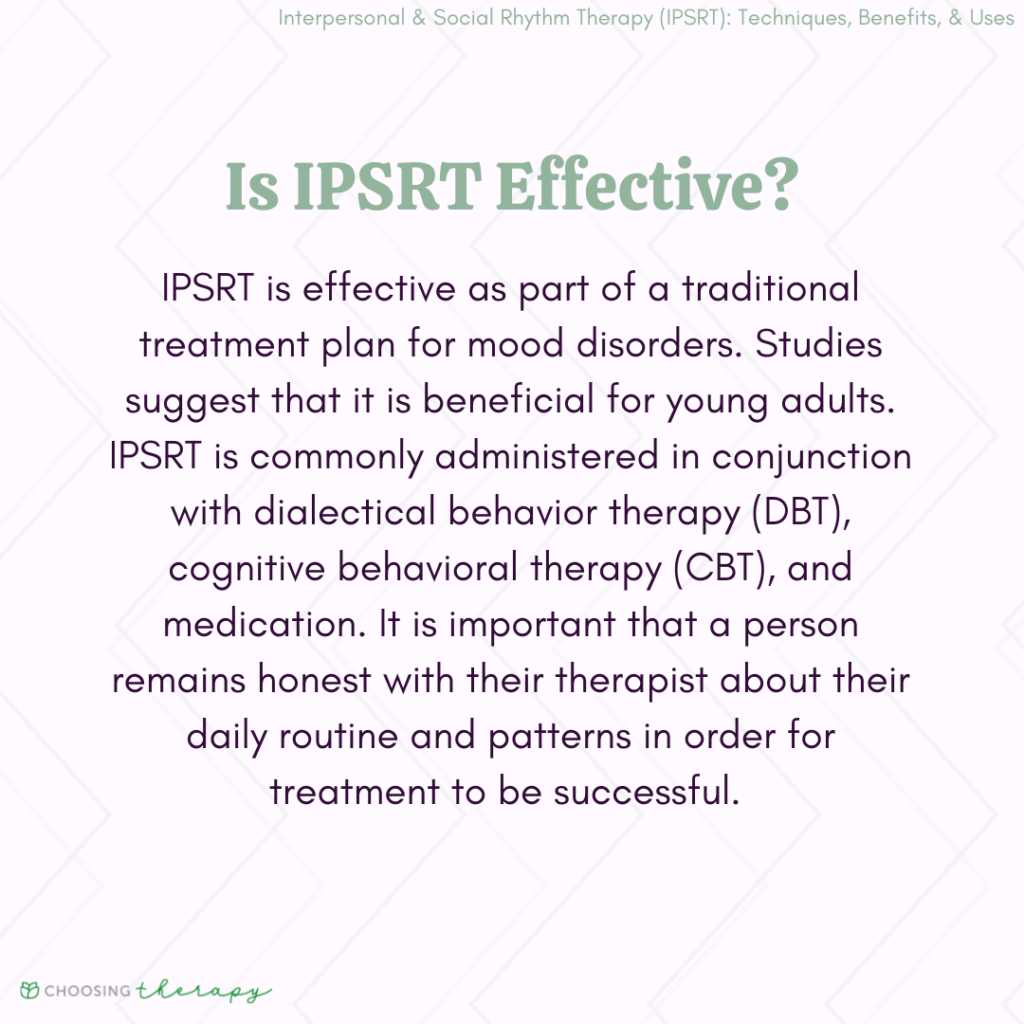 What Is Interpersonal & Social Thythm therapy (IPSRTS)
