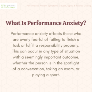 What Is Performance Anxiety?