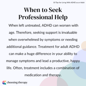 When to Seek Help When Living With ADHD as an Adult
