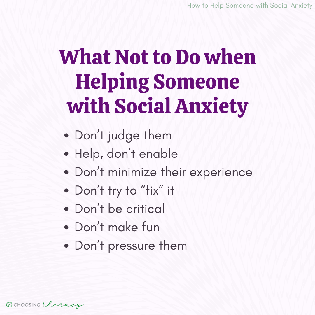 9 Tips For Helping People With Social Anxiety