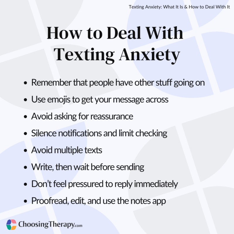 17 Tips for Calming Texting Anxiety