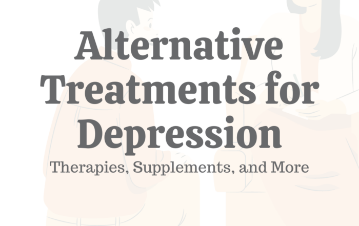 Alternative Treatments for Depression: Therapies, Supplements, & More