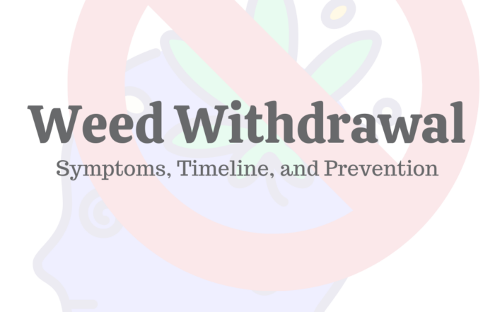 Weed Withdrawal Symptoms Timeline Prevention
