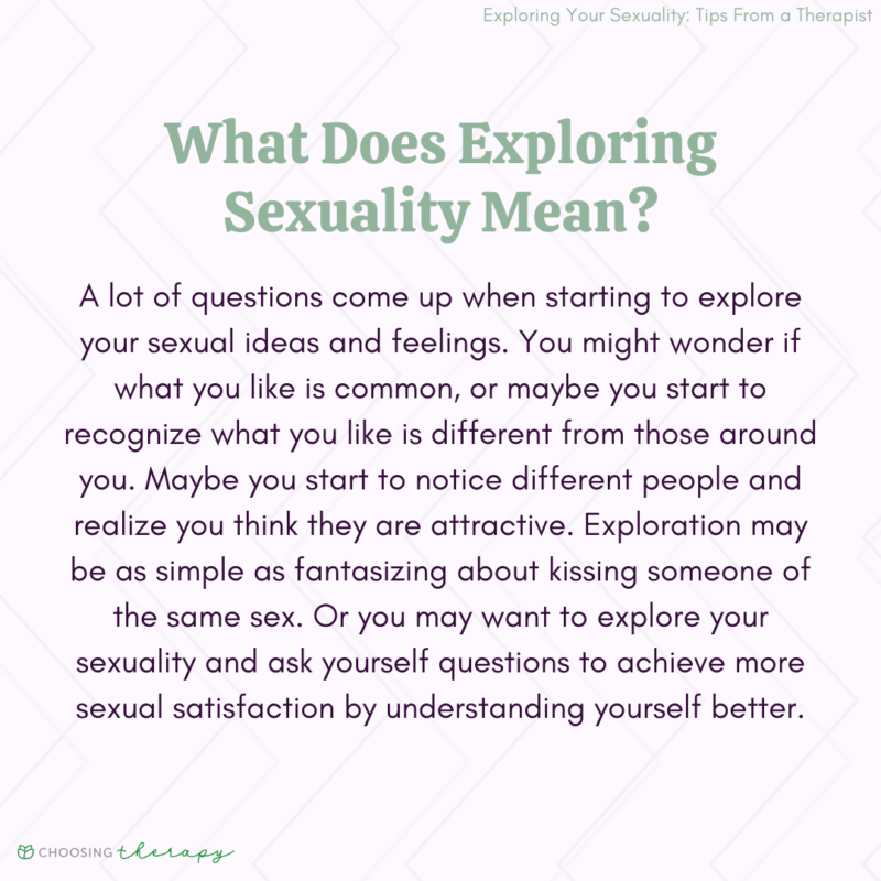 How to Explore Your Sexuality