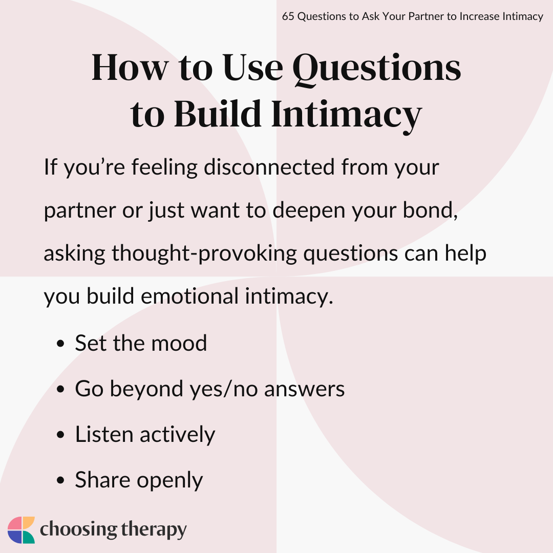 50 Questions To Increase Intimacy