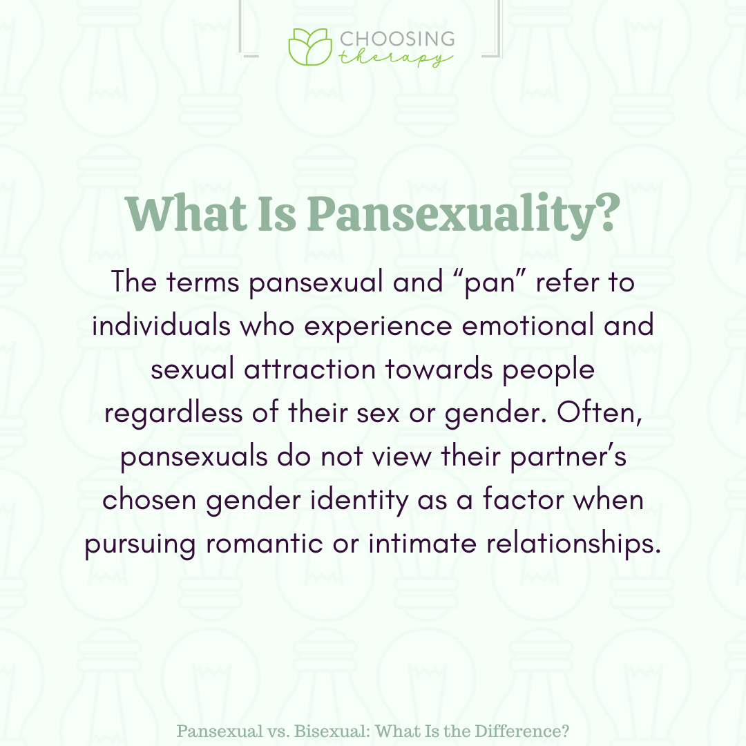 Differences between pansexual bisexual