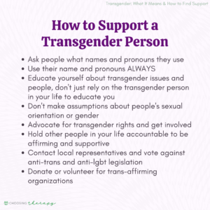 How to Support a Transgender Person