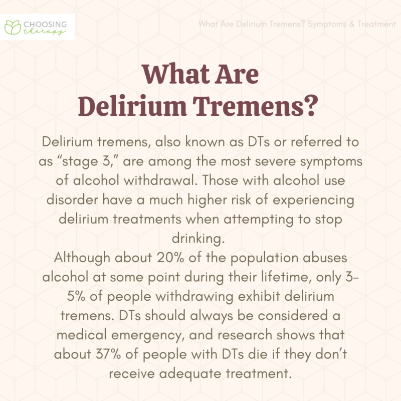 What Are Delirium Tremens?