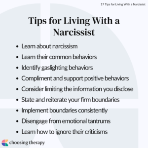 Tips for Living With a Narcissist