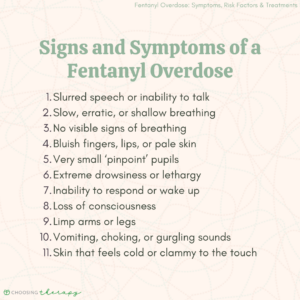 Signs and Symptoms of Fentanyl Overdose
