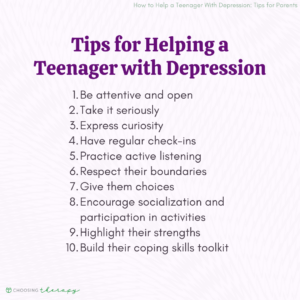 Tips for Helping a Teenager With Depression