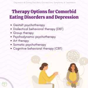 Therapy Options for Comorbid Eating Disorders and Depression