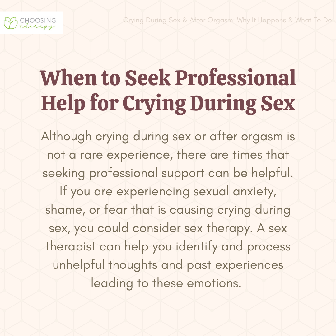 Crying During Sex Is It Normal and Why Does It Happen? pic