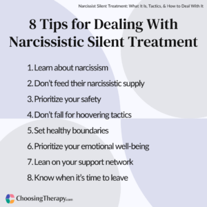 8 Tips for Dealing With Narcissistic Silent Treatment