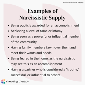 Examples of Narcissistic Supply