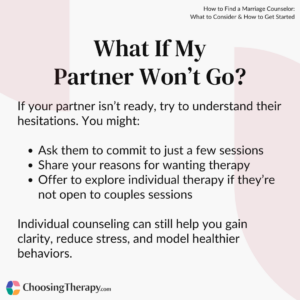 What If My Partner Won’t Go