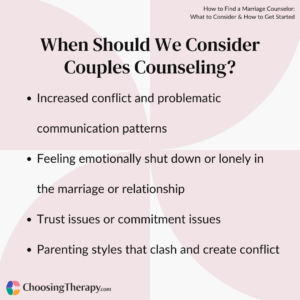 When Should We Consider Couples Counseling