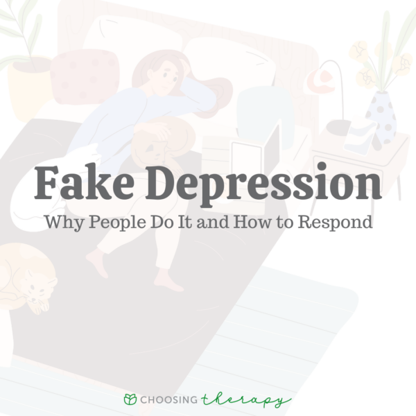 fake depression
