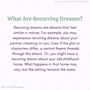 What Are Recurring Dreams?