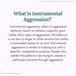 What Is Instrumental Aggression?