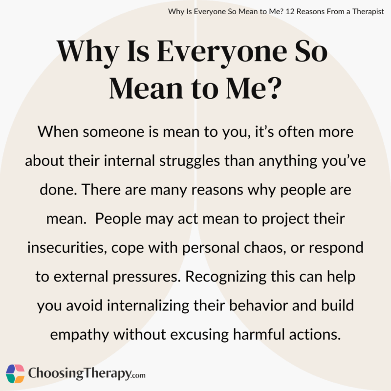 18 Reasons Why People Are Mean to You(01)