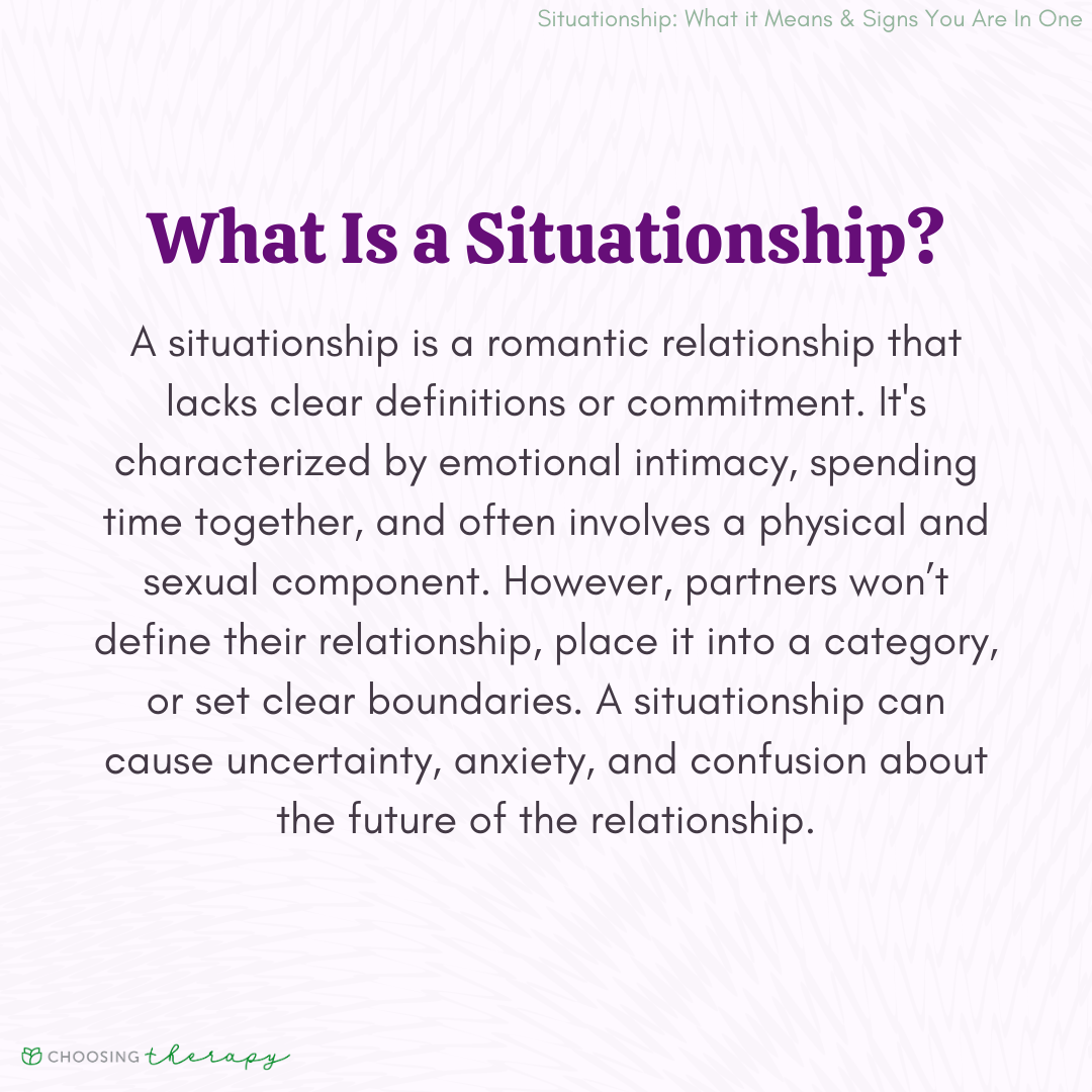 What Is a Situationship?