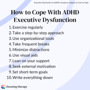 How to Cope With ADHD Executive Dysfunction