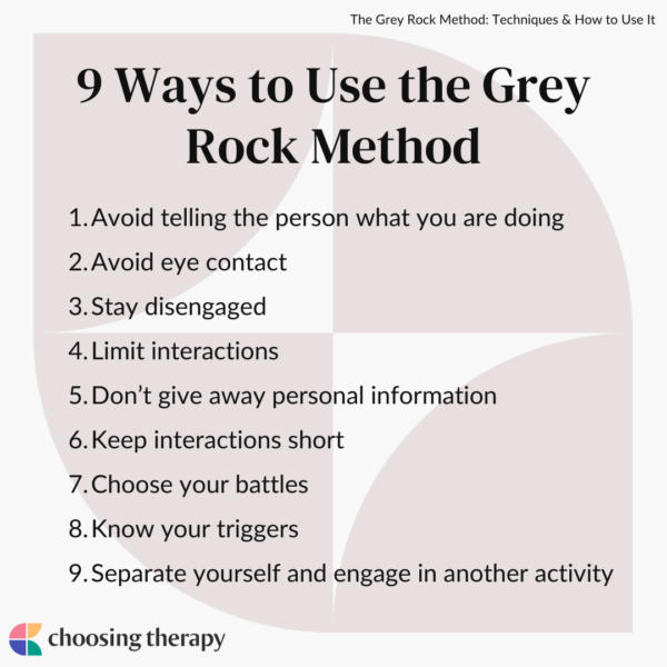 What Is Grey Rocking & 9 Ways to Use the Grey Rock Method
