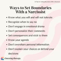 How to Set Boundaries With Narcissists