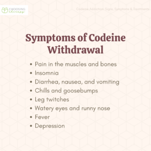 Symptoms of Codeine Withdrawa