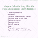 What Is the Fight Flight Freeze Fawn Response?