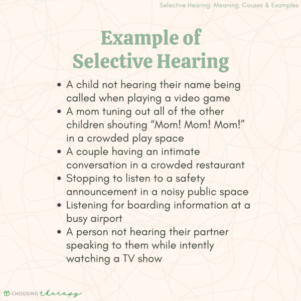 Is Selective Hearing A Real Thing What Is Selective Hearing & How Does it Impact Communication?