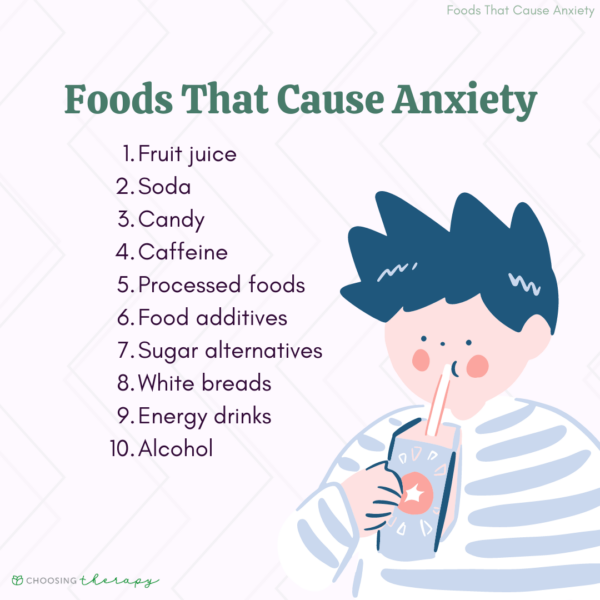 Picture Idea: 10 Foods That Cause Anxiety Panic Attacks