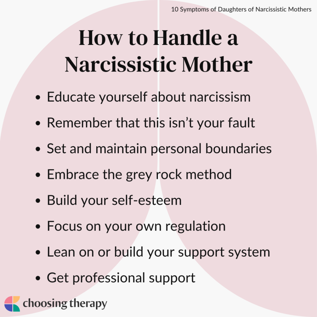 Symptoms of Daughters of Narcissistic Mothers