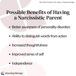 Possible Benefits of Having a Narcissistic Parent