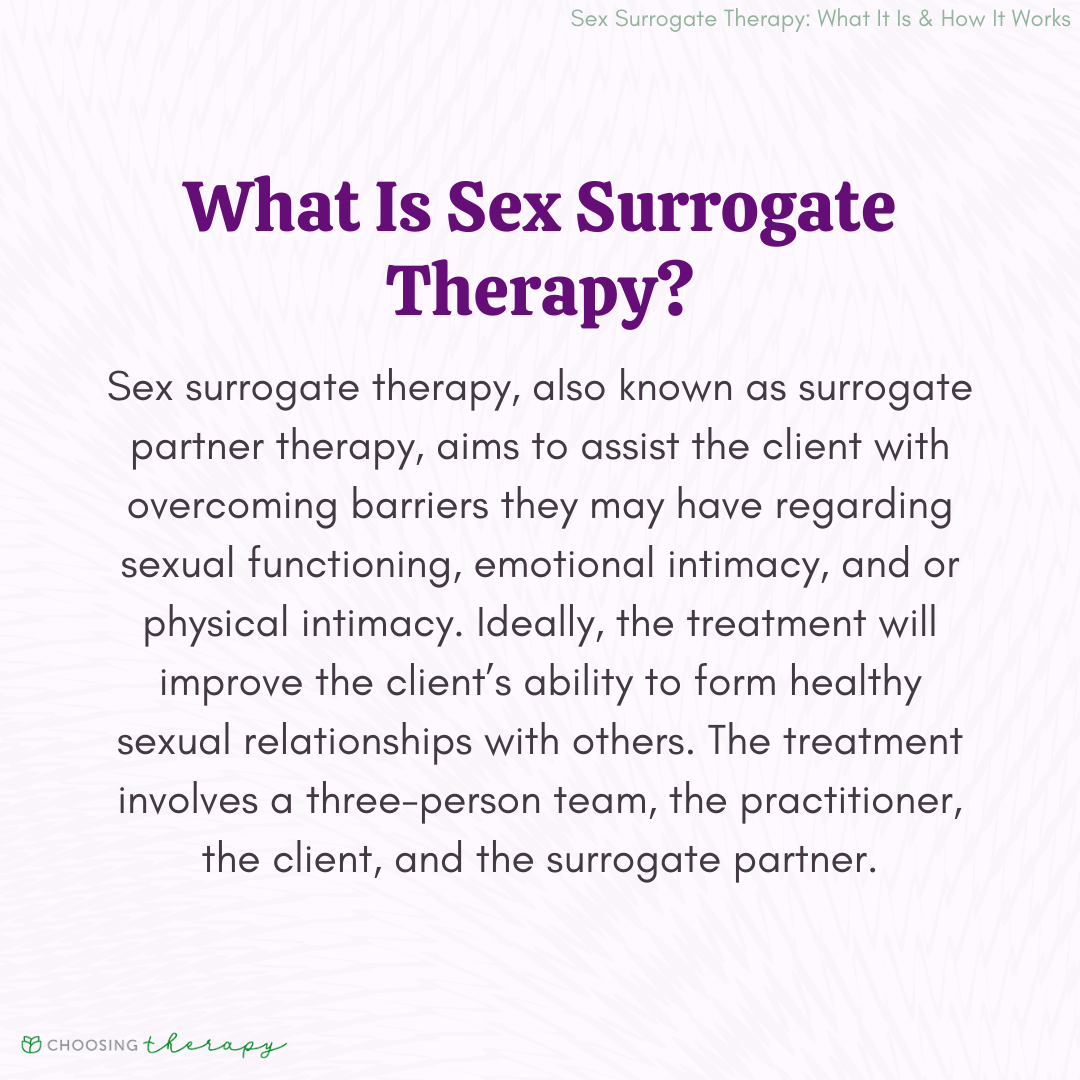 What Is Sexual Surrogate Therapy 