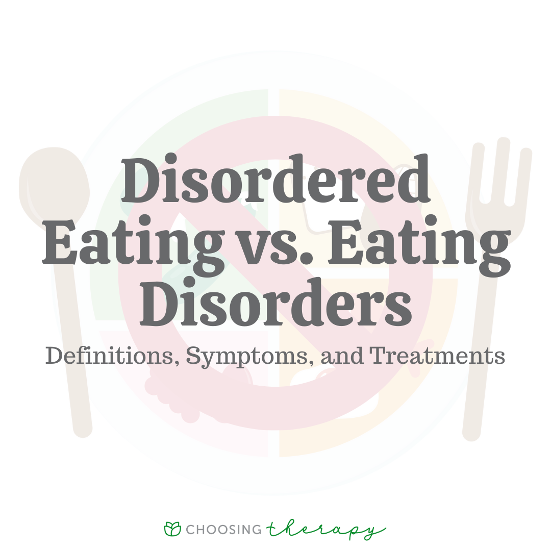 disordered eating vs eating disorder