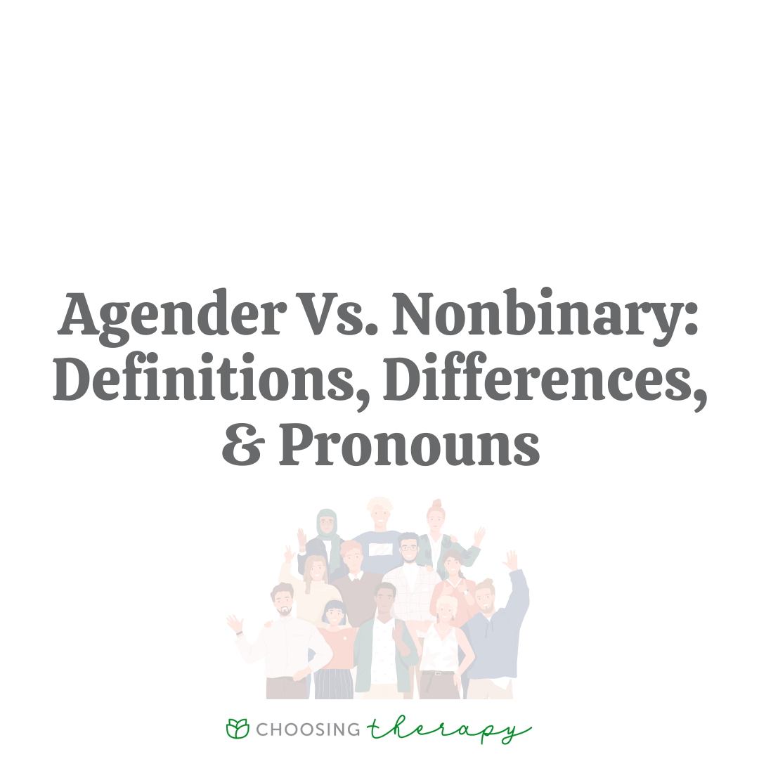 Nonbinary vs agender