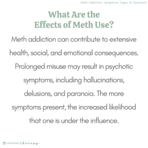 Effects of Meth Addiction