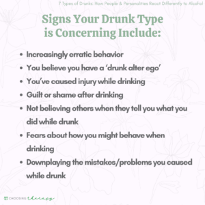 Signs Your Drunk Type is Concerning