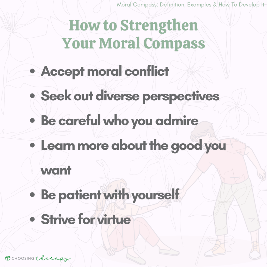 Moral compass definition examples